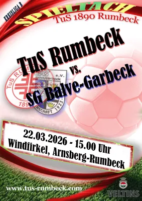 Topspiel im Windfirkel: TuS Rumbeck empfängt Balve/Garbeck zum Aufstiegskracher