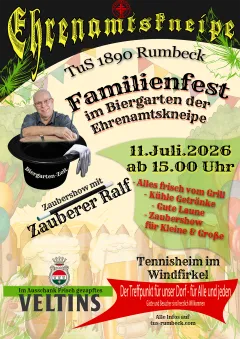 Familienfest, Zauberei und Biergarten-Stimmung: Die Ehrenamtskneipe lädt ein