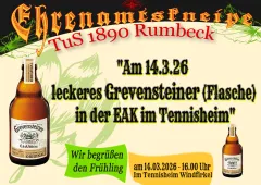 Grevensteiner? Am 14.03.26 in der EAK geniessen.