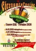 Termine und Mottos für die Ehrenamtskneipe 2026 stehen fest