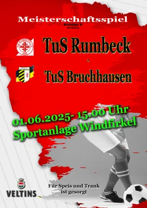 Saisonabschlu&szlig; - Rumbeck empf&auml;ngt im letzten Spiel Bruchhausen