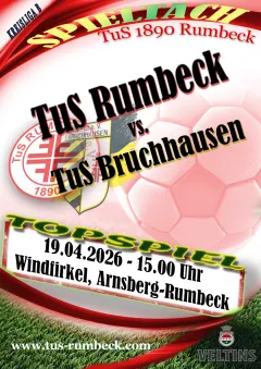 Spitzenspiel im Windfirkel: TuS Rumbeck empfängt TuS Bruchhausen