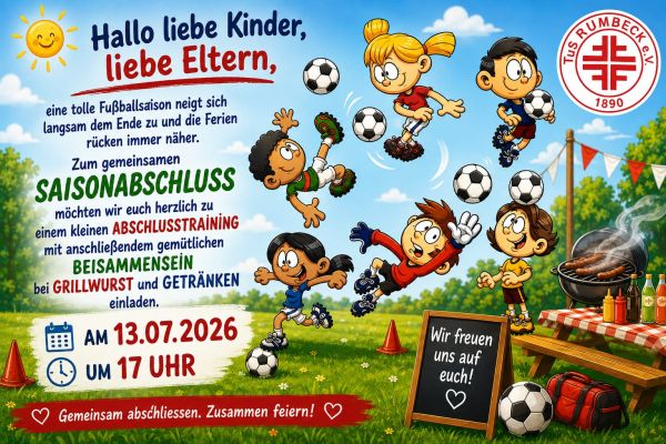Jugend-Fussball: Gemeinsam abschließen, zusammen feiern!