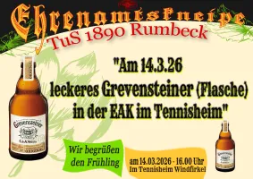 Grevensteiner? Am 14.03.26 in der EAK geniessen.