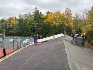 Rumbecker Tennisheim reperatur des Daches